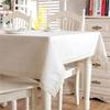 Universal Polyester Cotton Tablecloth White Table Cover Heavy Duty Rectangular Table Cloth  Kitchen