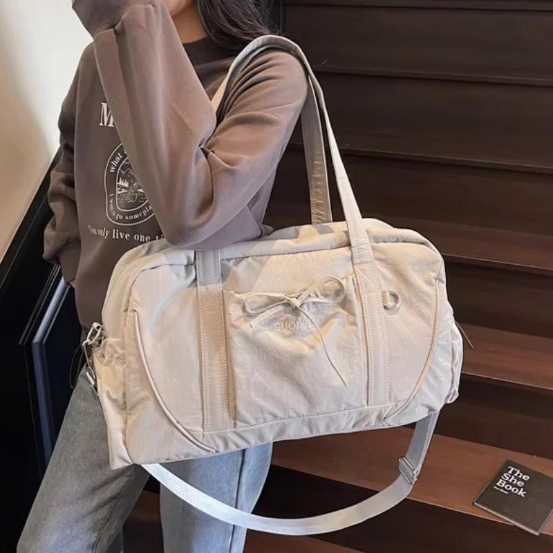 New Travel Bag Large Capacity Shoulder Portable Luggage Bag Travel Storage Bag Boarding Bags Sports Fitness Bags for Women