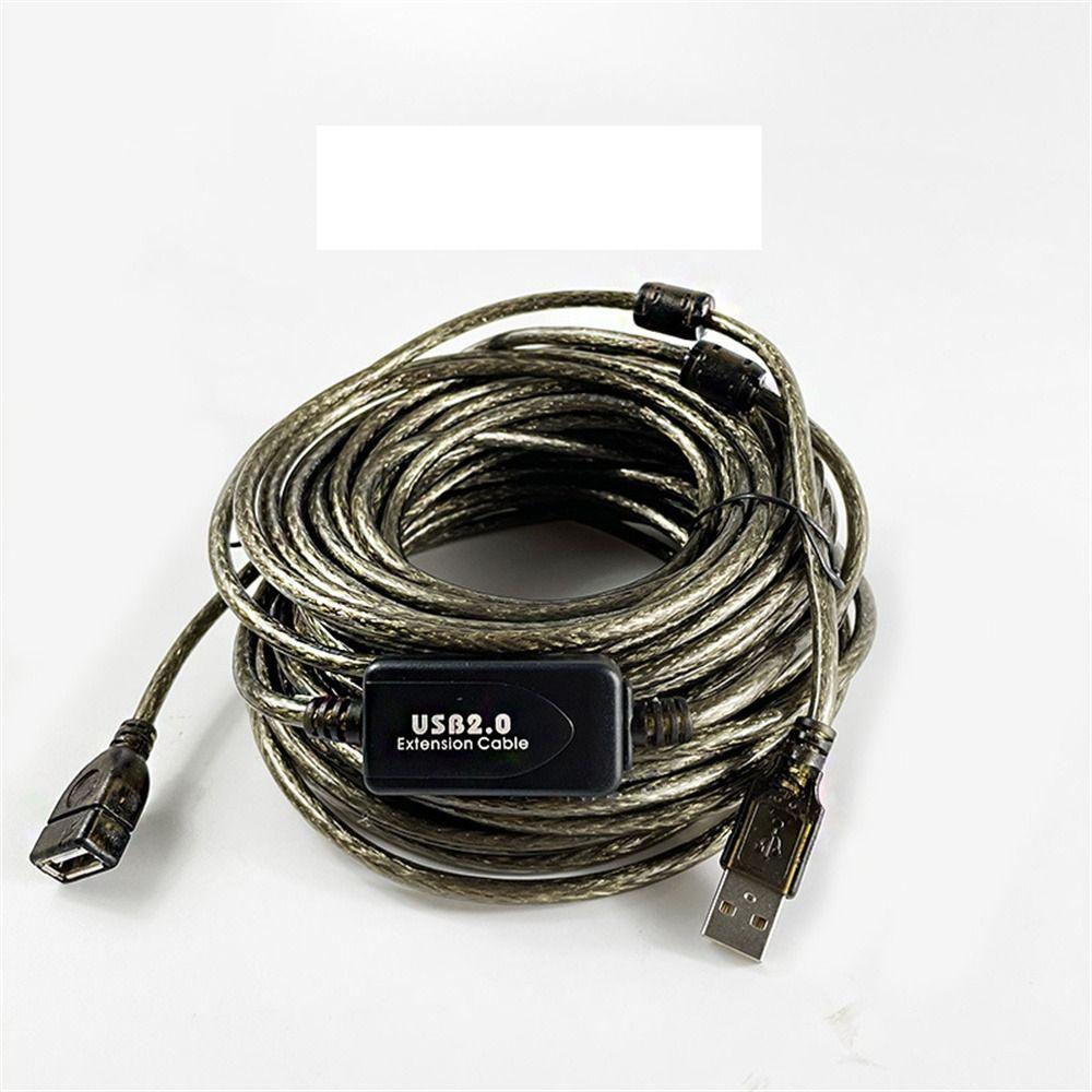

Connect Line Data Cable Extender Cord with Chip Female To Male USB Extension Cable Extension Cable 15m