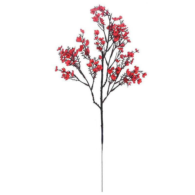 

6PC Fake Bouquet Living Room Silk Cloth Vase Simulation Bouquet Family 6 Branches Wedding Party Full of Stars Photography Props