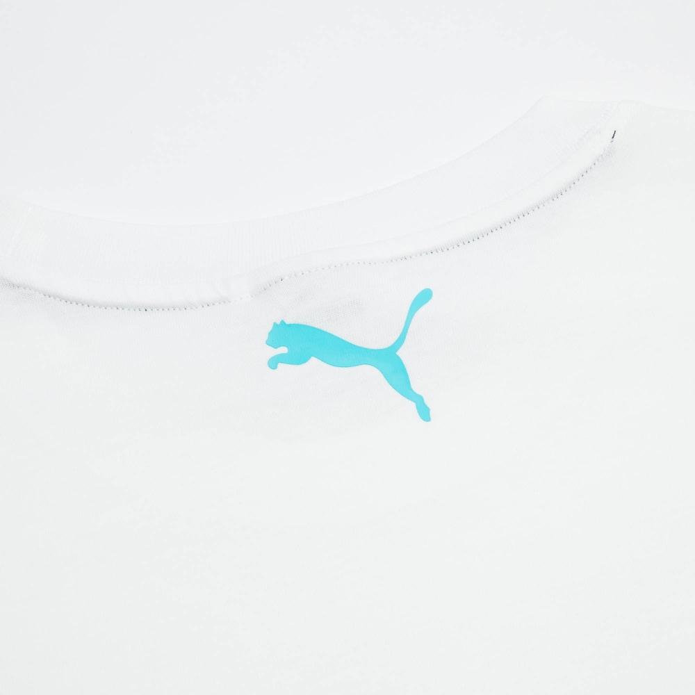 Puma X Melo X Fade Tee Gradient Logo Print Crew Neck Short Sleeve T-Shirt Men Tops White 625496-02