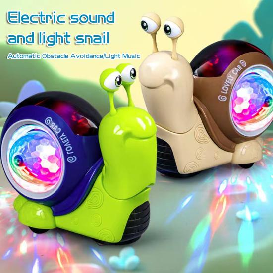 

Электрическая детская мультяшная игрушка-улитка с музыкальным светом, качающаяся голова, ползающая машинка для животных, развивающая игрушка для малышей, мальчиков и девочек, подарок