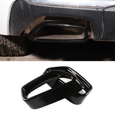 Voor BMW 5 6 Serie GT G30 G38 G32 18-21 Auto Accessoires Roestvrij Staal Glanzend Zwart Uitlaatdemper Uitlaatpijp Uitlaatmondstuk Afdekking Trim