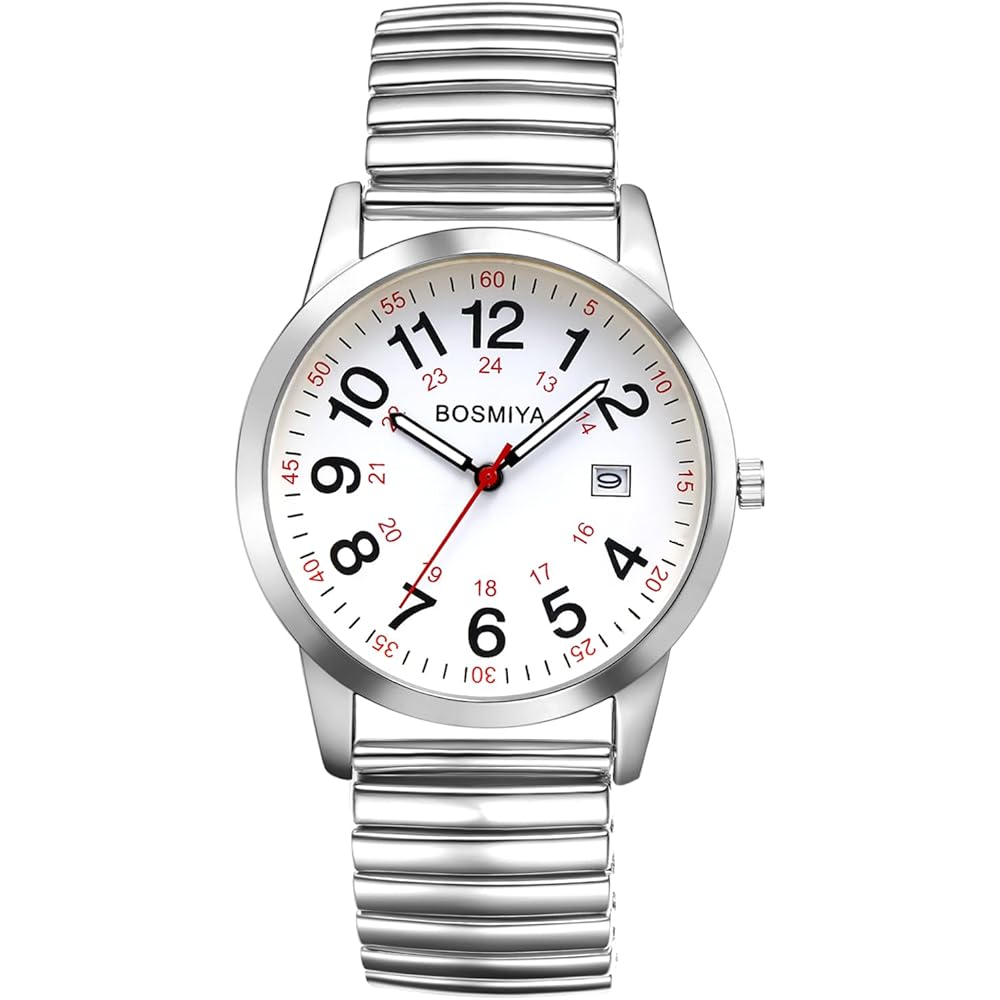 Men s Analog Quartz Watch Stainless Steel Waterproof Calendar Business Casual Gold Silver Fashion Accessory