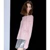 DIMANAF 2025 Autumn Women Sequins New Sweaters Knitting Basic Fashion O-Neck Style Loose Pullover Sweater