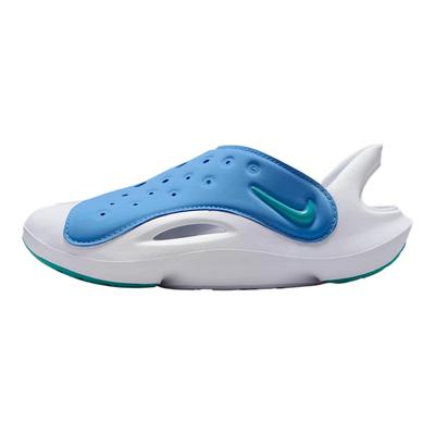 Aqua Swoosh Sandal PS Blue Beyond Kids Sneakers White Dusty-Cactus FN0876-400