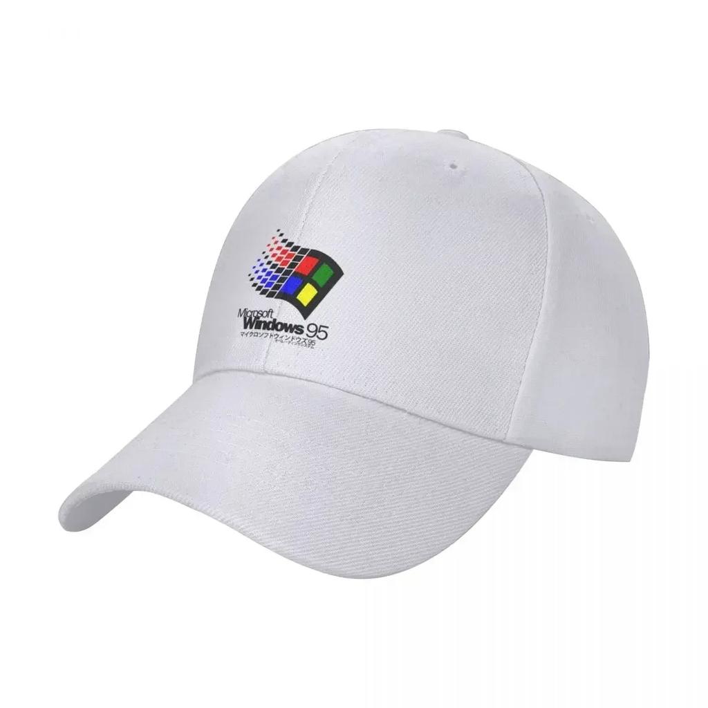 Windows 95 Logo Essential Baseballkappe Luxuriöser Herrenhut Bergsteigen Damen Hüte Für Die Sonne Herren