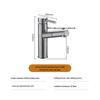 Longdai 304 Stainless Steel Pull-Out Basin Faucet