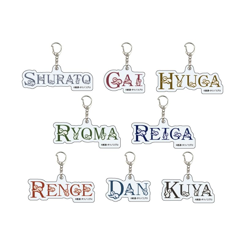 

Shurato: Legend of the Warriors 01 [Official Illustration] Acrylic Keychain 8-Piece Box