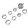 8pcs Watch Movement Fixing Kit Stainless Steel Watch Movement Base for Watchmaker Watch Repair Tool