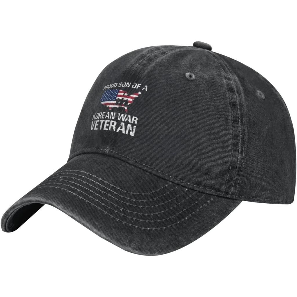 Korean War Veteran Dad Hat Washed Cotton Baseball Cap Low Profile Sun Protection Adjustable Headwear