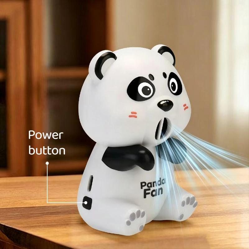 1 Set 3 Speeds Animal Portable Usb Rechargeable Clip-On Personal Fan Mini Food Cooling Fan For Soup Stew Coffee Tea Baked Goods