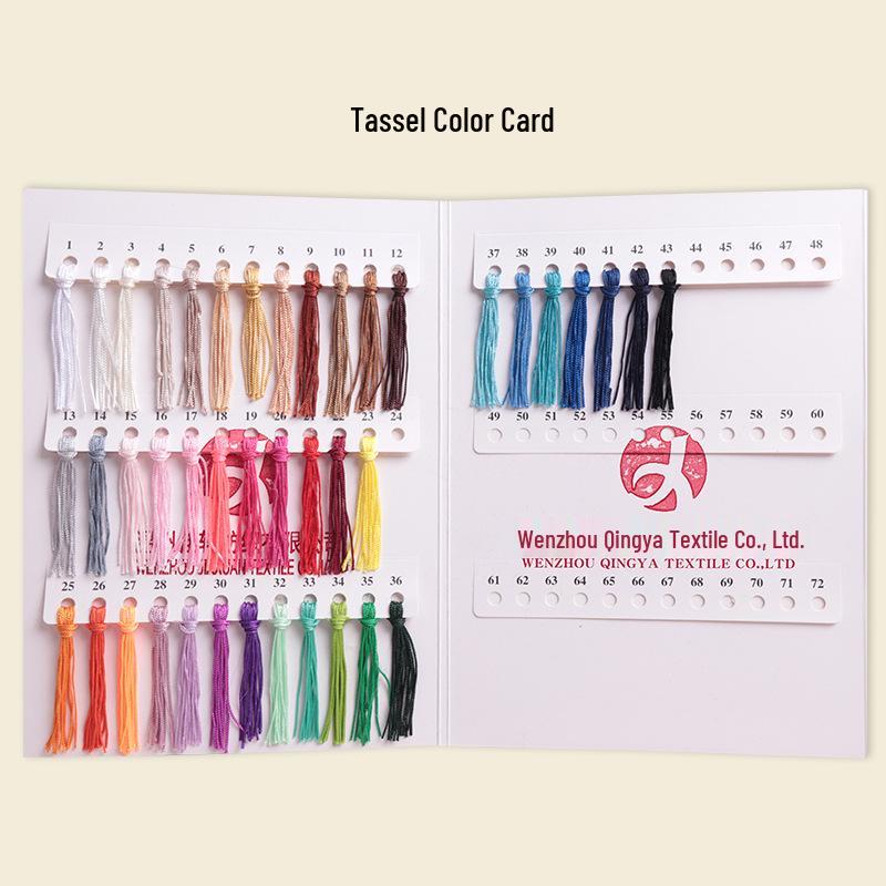 Polyester Fringe Tassel Trim (10-20cm) for Stage Costumes, Curtains, Carpets, and Lace Decorations