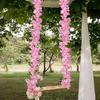 Cherry Blossom LED String Lights 2M 20-LED Artificial Flower Vines Fairy Lights Wedding Christmas Party Holiday Decoration for Indoor Displays