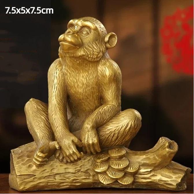 

12 Фигурок Животных Китайского Зодиака из Латуни – Настольные Украшения для Дома или Офиса 09-L