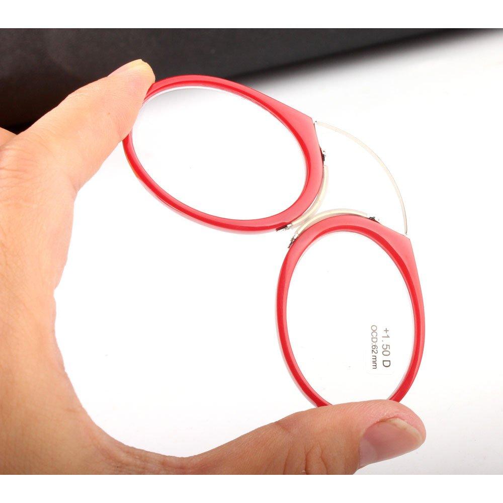 TR90 Card Type Reading Glasses for Senior Portable Micro Reading Special Case Power Range from To 3 Colors Available Set Ultra-lightweight Women, Men,