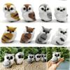 Simulation Owl Ornaments Plush Toys Cute Doll Artificial Fur Toy Christmas Tree Decor Pendant Christmas Gift For Kids Home Decor