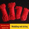 Festive Red Dowry Ribbon for Wedding Quilts & Props