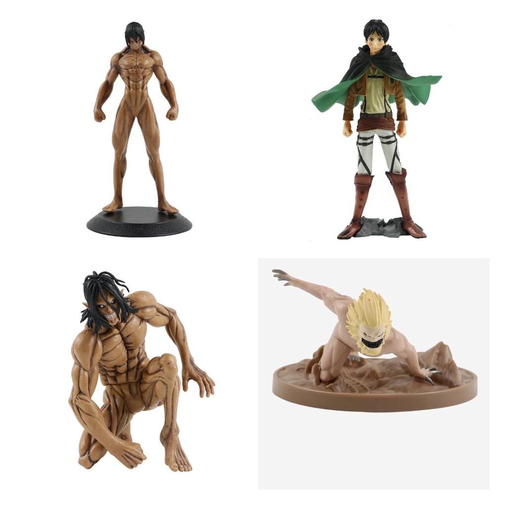 Collectible Attack On Titan Statue Allen Yeager Kneeling Figure 25cm Pvc