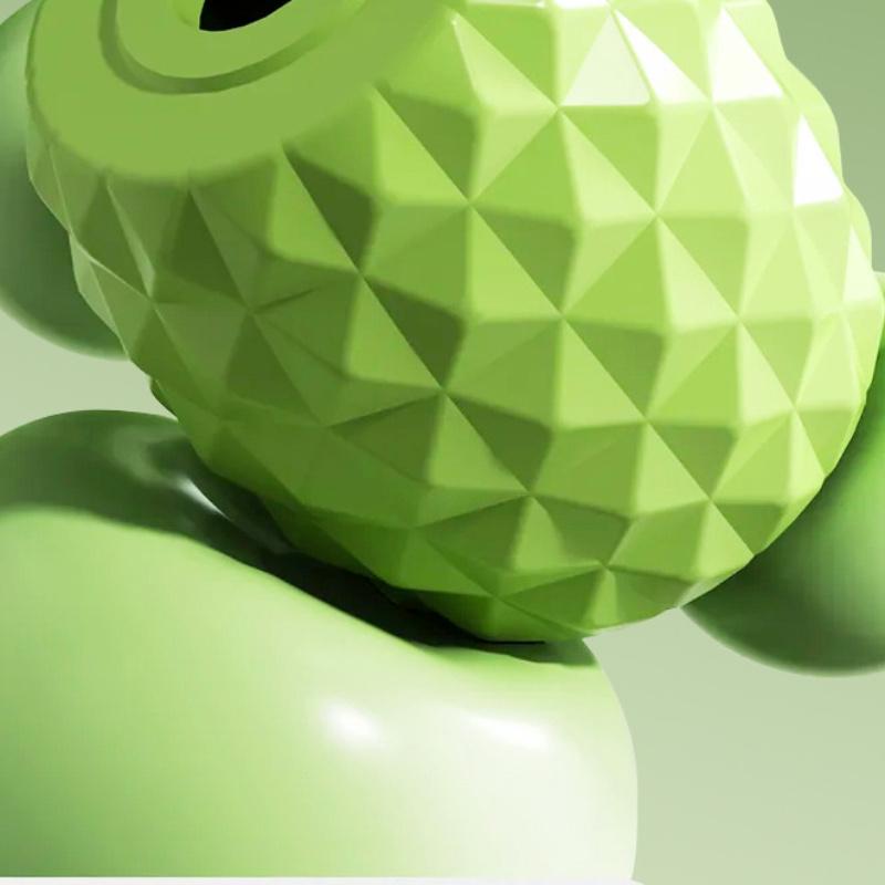 29-Wheel Leg Massager for Muscle Relief - Green, Multifunctional Fitness Equipment for Slimming, Calf Stretching and Relaxation, ABS Material