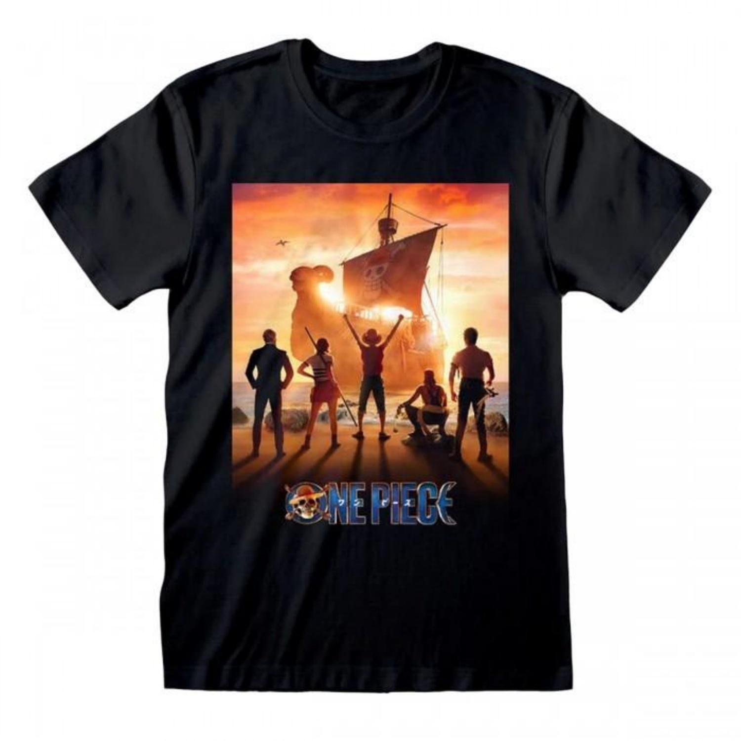 One Piece Unisex Adult Key Art T-Shirt S чёрный