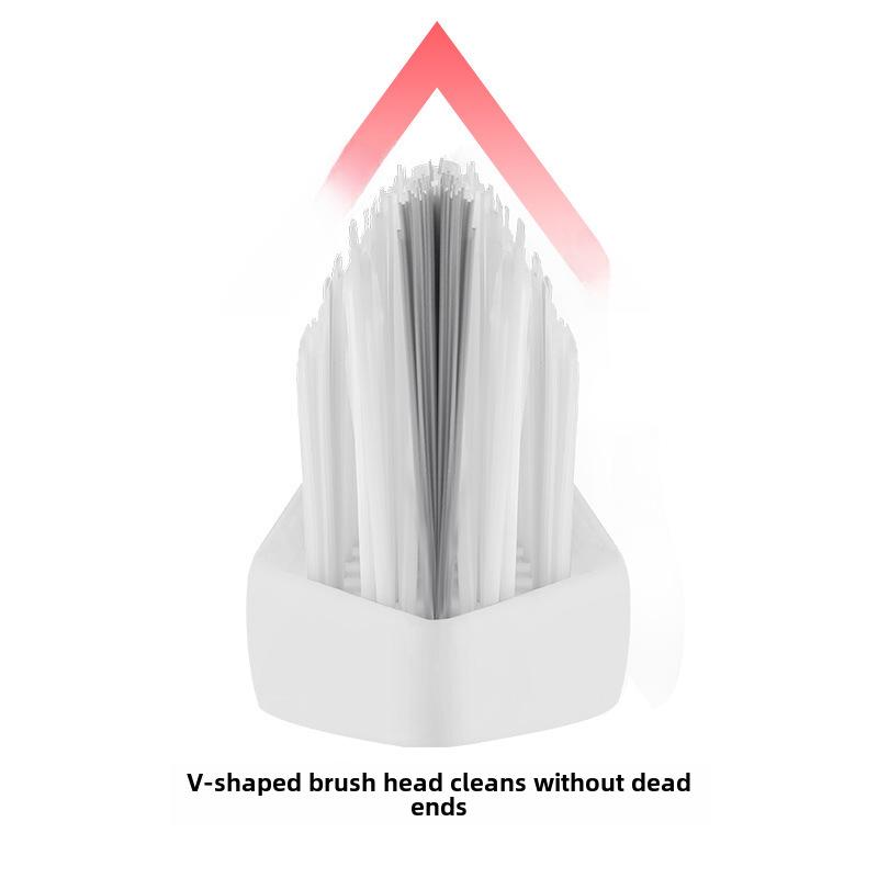 Multifunctional Plastic Bristle Gap Brush for Bathroom and Toilet Cleaning