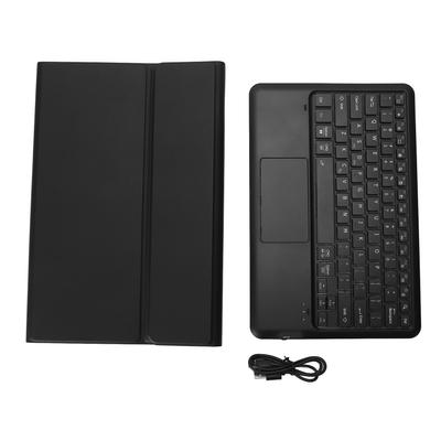 Keyboard Case for Tab P12 12.7in TPU Stand Cover with Magnetically Detachable Keyboard with Touchpad Pen Holder TB370FU