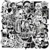100 Gothic Style Gothic Graffiti Stickers Mobile Phone Case Skateboard Suitcase Waterproof Stickers