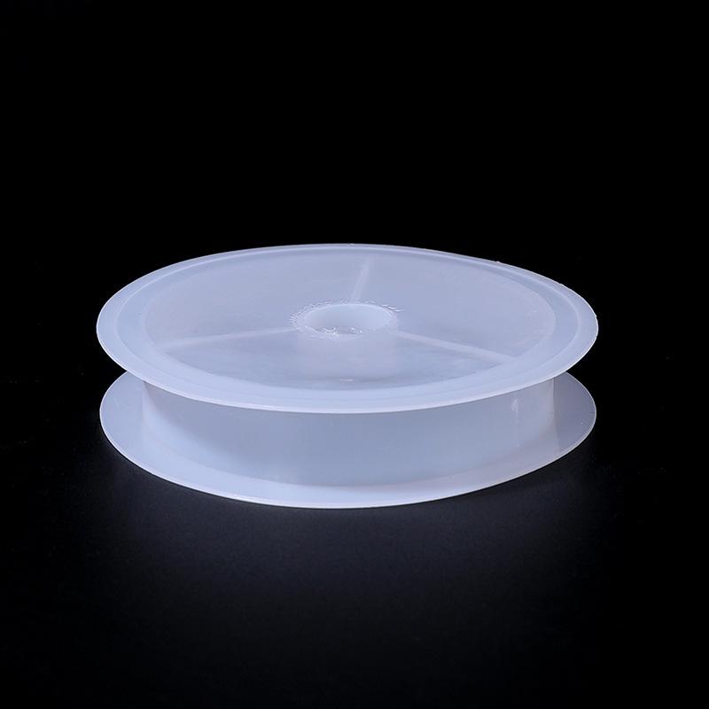 Factory white plastic DIY spool reel, flat wheel elastic spool PP plastic spool reel reel белый