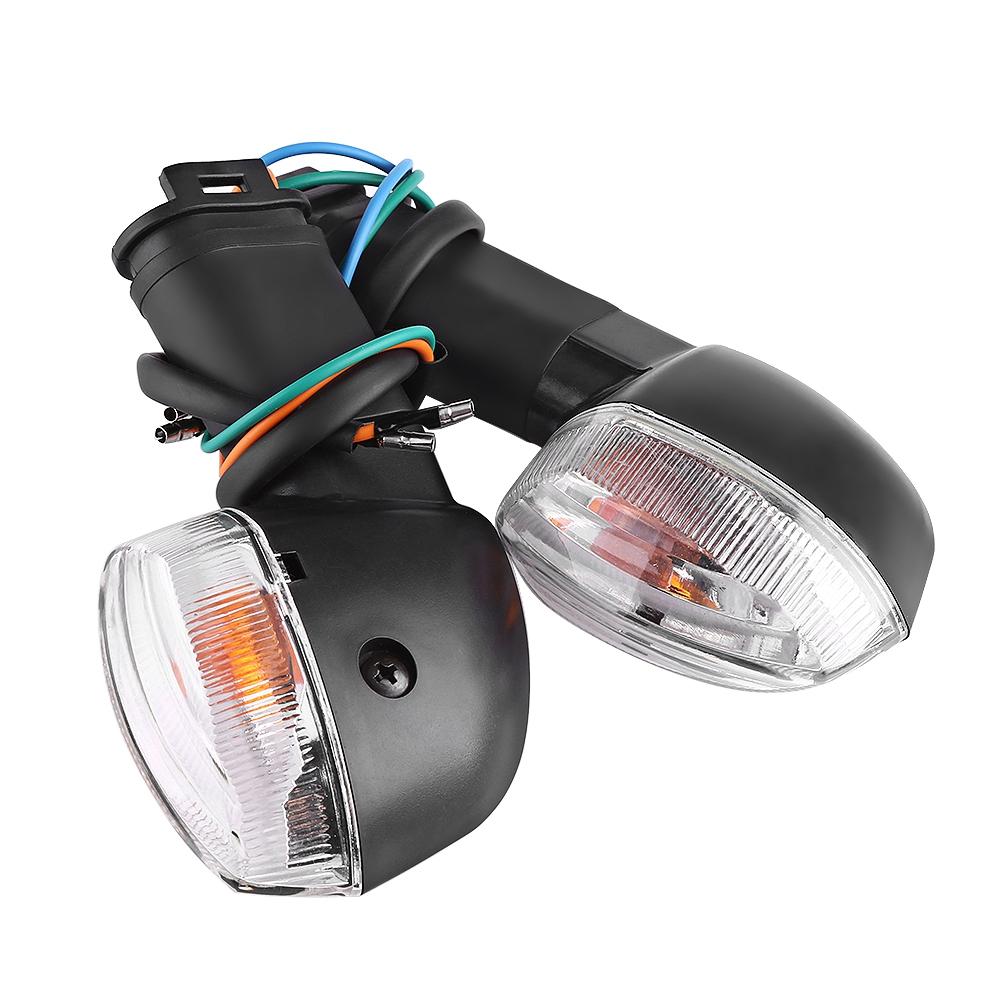 Motorcycle Turn Signal Light Indicator Lamp For Yamaha YZF R1 R6 FZ1 FZ6 With White Lens
