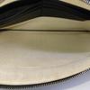[Pre-Owned] Bee Print Logo Detachable Wrist Strap Canvas And Leather Medium Clutch - Very Good #1U2H4QG