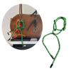 Trendy Nylon Rope Woven Bracelet for Couple Stylish Adjustable Length Wristchain Fashionable Accessory for Parties