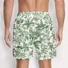 Herrenmode Hawaiian Print Elastische Taille Lässige Yogahose Strandshorts