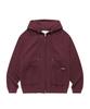 Thevinylhouse Stitch Hoodie Zip-Up Burgundy