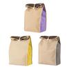 Washable Food Storage Bag with Soft Body and Fold-Over Button Closure for Organized Kitchen Storage and Meal Carry