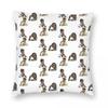 Wütendes Toto Wolff Collage Kissenbezug Polyester Leinen Samt Kreativer Reißverschluss Dekor Kissenbezug für Sofa Zuhause Kissenhülle x