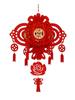 Wedding Decoration Set: Living Room Floral Accents & Double Happiness Décor for Newlywed Home