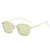 New Square Sunglasses, European and American Personalized New Retro Rectangular Four-leaf Star Fashion Sunglasses for Women
