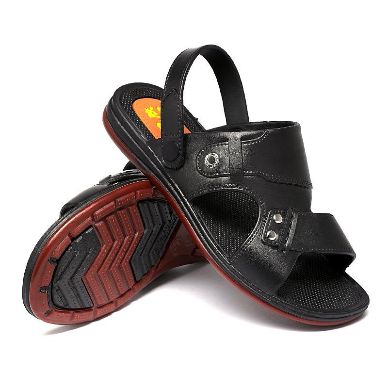 Men's Summer Comfort Waterproof Non-Slip Dual-Use Sandals with Thick Sole