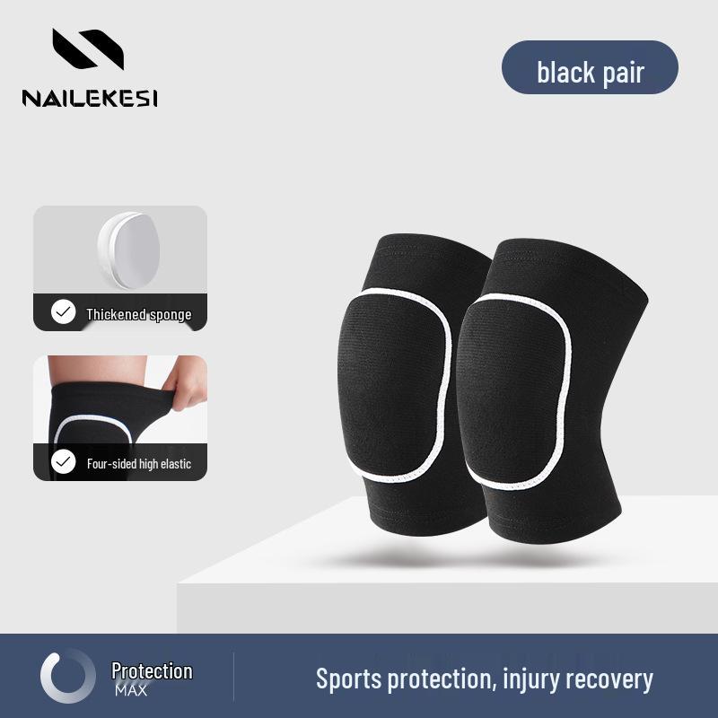 Breathable Thickened Sponge Knee Pads for Yoga, Dance, and Fitness - Suitable for All Ages and Seasons