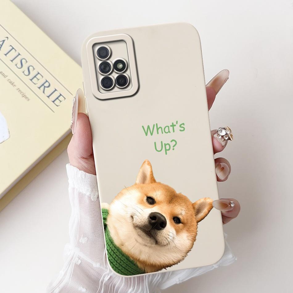 For Samsung Galaxy A71 Cute Panda Cat Cartoon Phone Case For Samsung A71 4G SM-A715F Soft Silicone Shockproof Cases