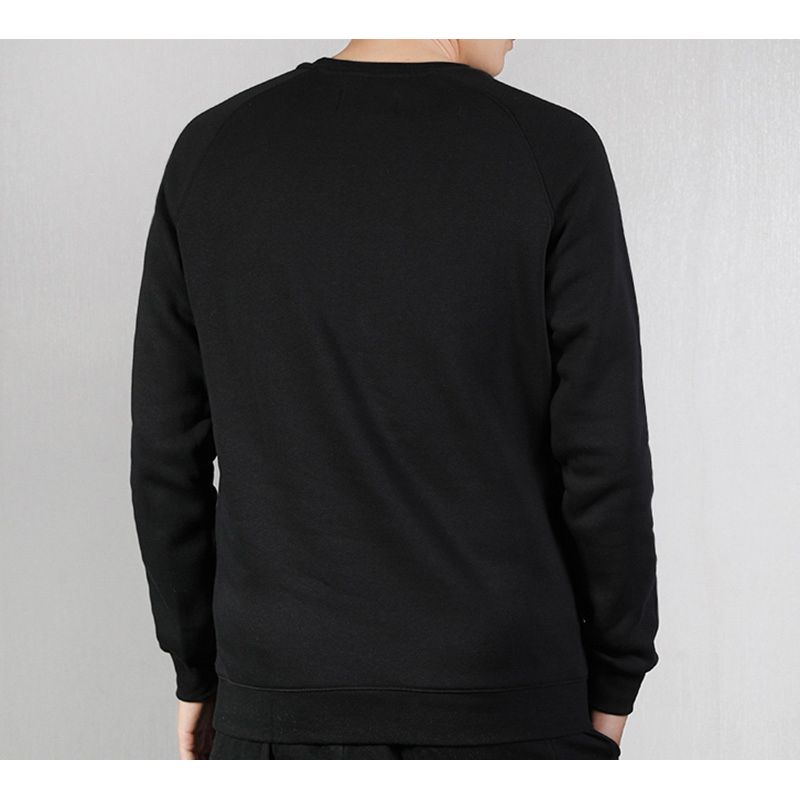Jordan Fleece Knit Crew Neck Sweatshirt Men Tops Black BQ5746-010