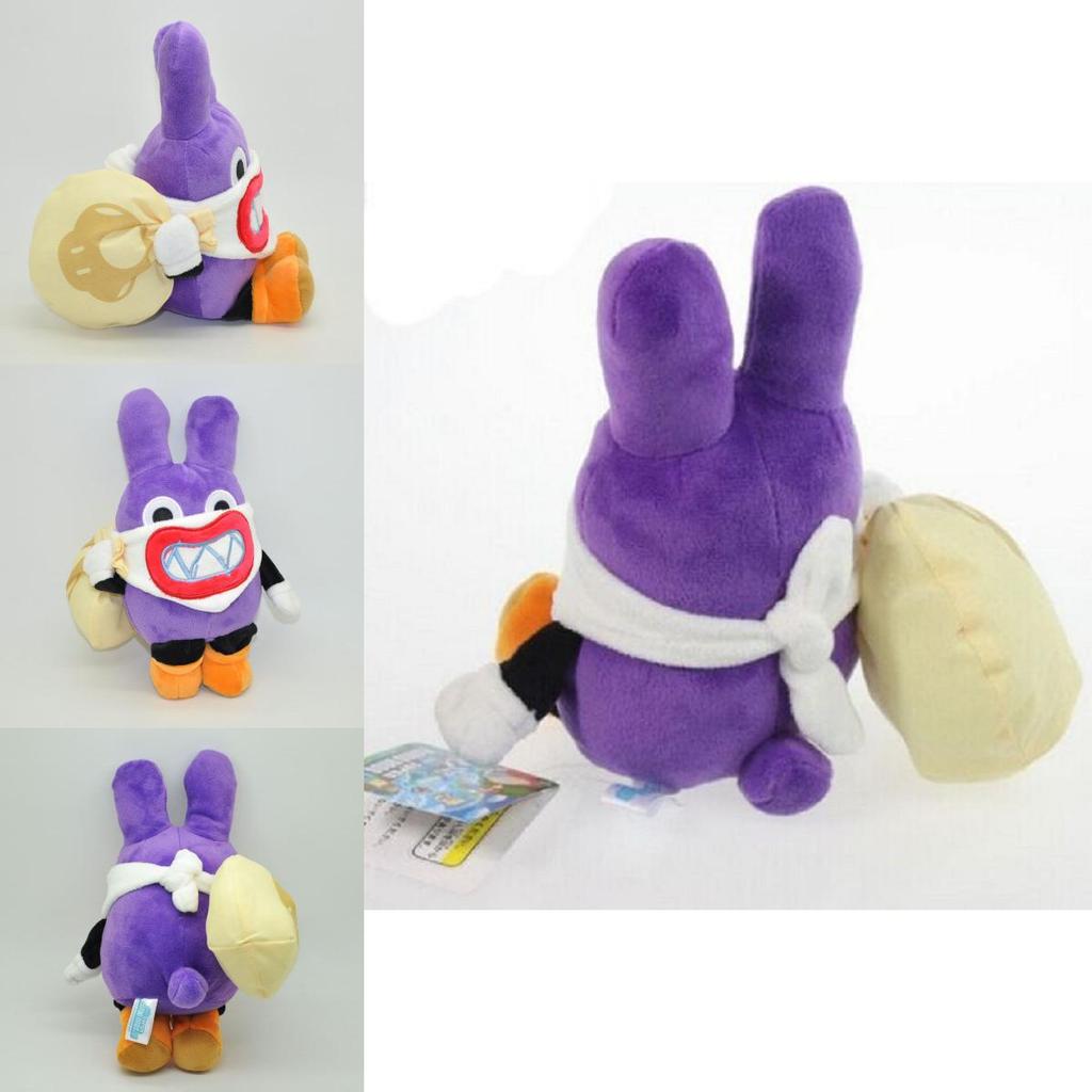 Super Mario Bros U Thief Nabbit Rabbit Plush Stuffed Doll Toy 19cm Versatile And Adorable Xmas Gift