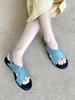Treten Cross Strap Sandals - Green
