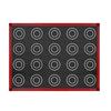 1Pc Perforated Silicone Baking Mat, With Puff & Round Patterns, Reusable Non-Stick Oven Liner, For Cookies Macaron Bread
