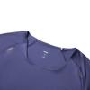 Li Ning Running Series Raglan Logo Round Neck Slim Fit Quick Dry Breathable Short Sleeve T-Shirt Men T-Shirts Dusk-Blue ATSV005-3