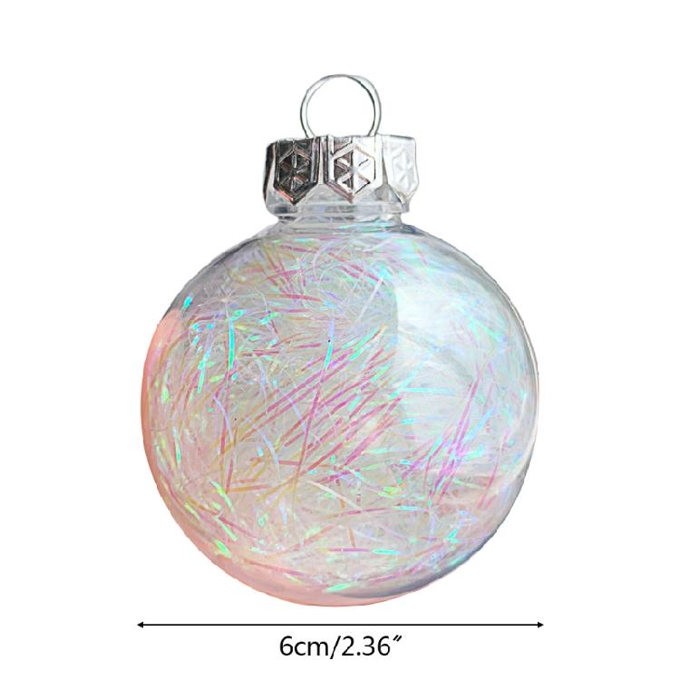 10 Pcs Multi-color Christmas Balls Pendant Xmas Tree Decoration for Home Office