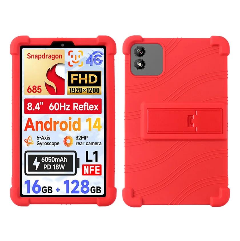 Voor BNCF BPad Mini Tablet 8,4-inch Zachte Siliconen Tablethoes - Milieuvriendelijk, Valbestendig & Duurzaam