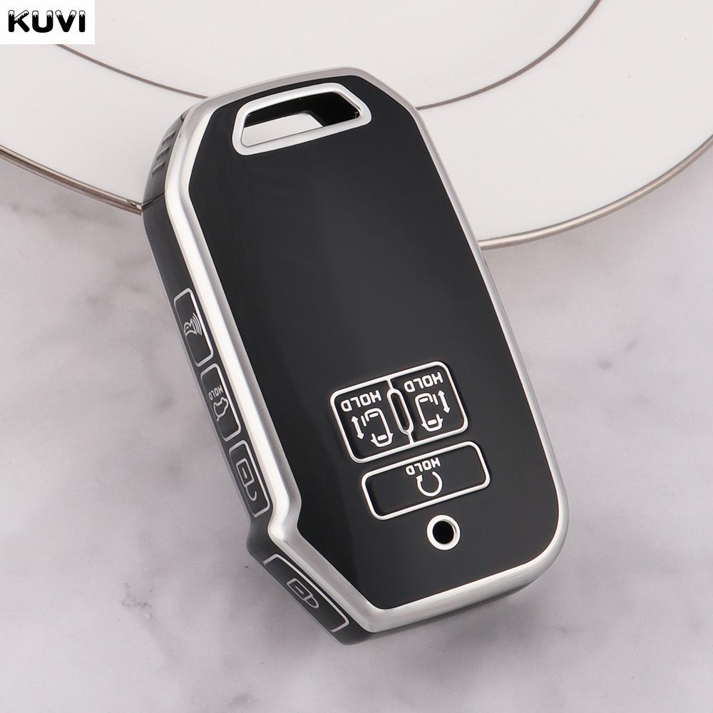 

Tpu Car Remote Key Case Cover Shell Fob For Kia Carnival Sedona Carnival Ka4 Ex Sx Lx Fiesta Keyless Accessories