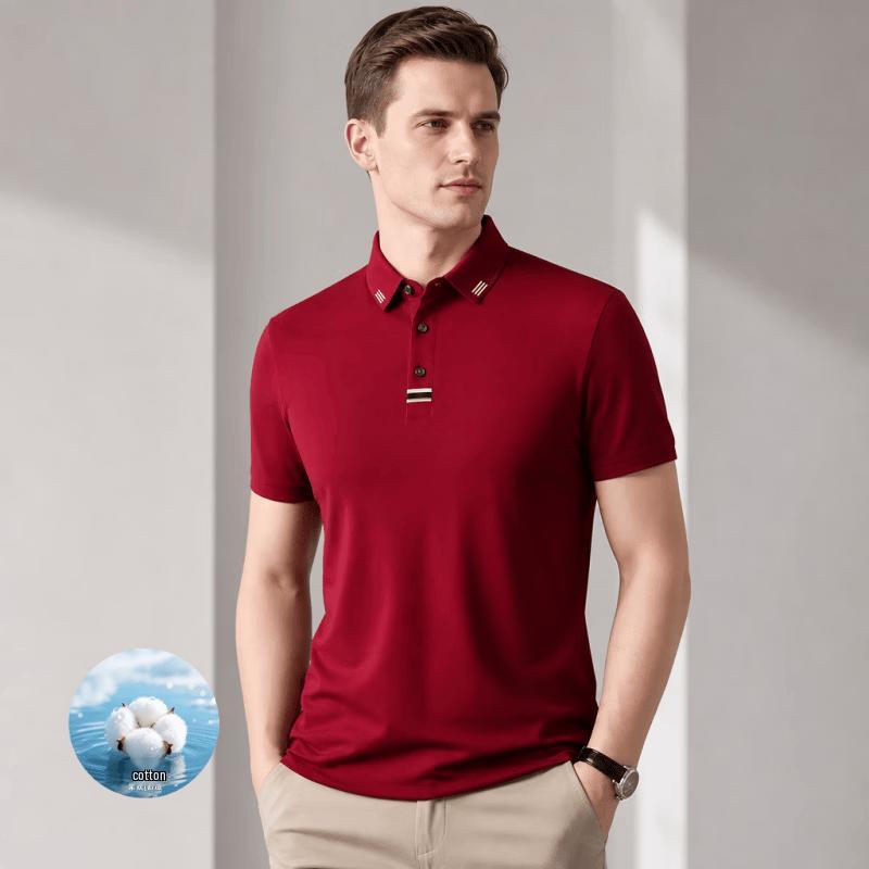 VEE KELLEN Men's Breathable Short Sleeve Polo T-Shirt
